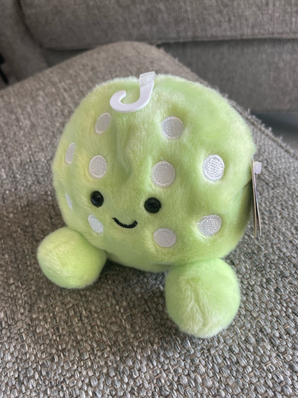 Palm pals pickle ball Plush Green Polka Dot Cute Character Plush
